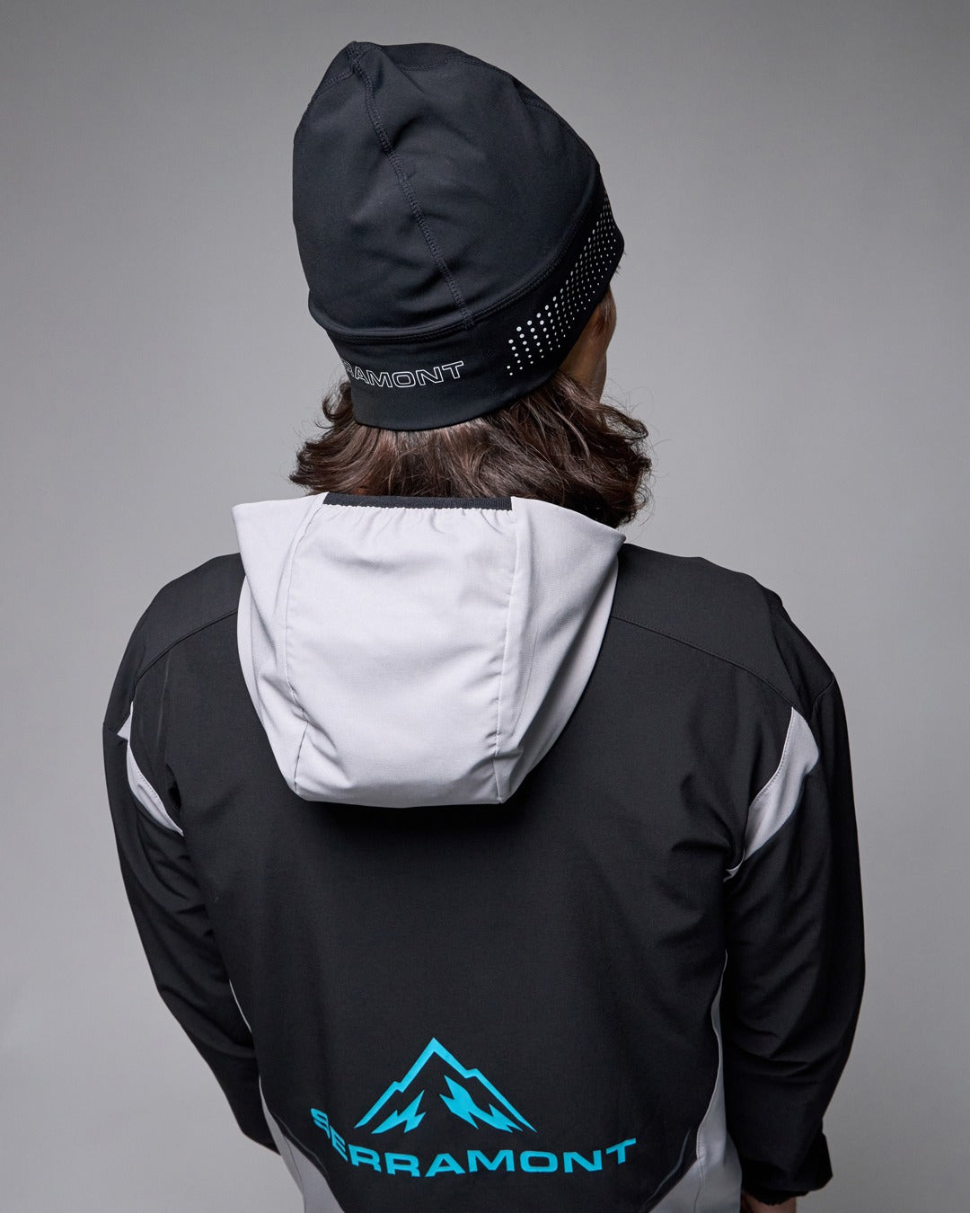Veste de survêtement Running Serramont Velocity - Noir