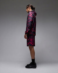 Short Serramont Wave - Noir/Rouge