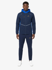 Pantalon de survêtement Running Serramont Velocity - Bleu/Orange