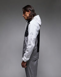 Veste de survêtement Running Serramont Thermodrive - Gris/Blanc/Noir