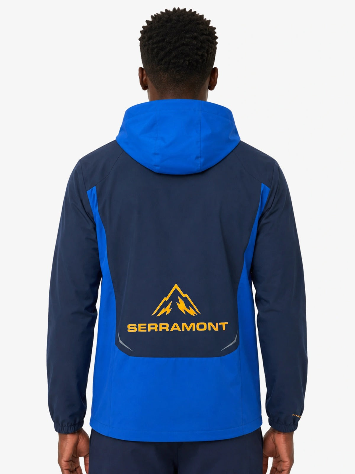 Veste de survêtement Running Serramont Velocity - Bleu/Orange